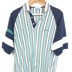 3 for $25 VTG IZOD 90' Striped Color Block Polo
